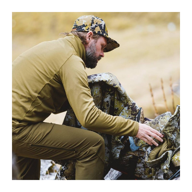 Drain Midlayer Halfzip - Color: HunTec Camouflage