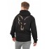 FOX Black/Camo Zip Lightweight Hoody - mikina