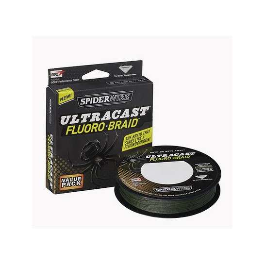 SpiderWire Ultracast Fluoro-Braid Fishing Line 
