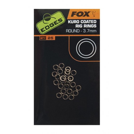 FOX EDGES Kuro O Rings 2.5mm Small - krúžky 25ks