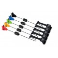 FOX Micro Swinger 4 Rod Set (R,O,G,Blue) - sada indikátorov záberu