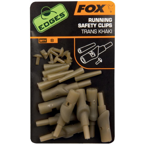 FOX EDGAS Running Safety Clips - montážne klipy