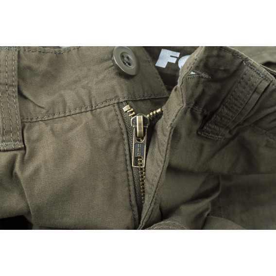 FOX Collection Green/Silver Combat Trousers - nohavice