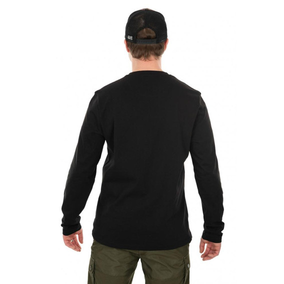 FOX Long Sleeve Black/Camo T-Shirt - nátelník