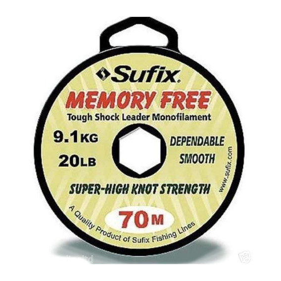 SUFIX Memory Free Shock Leader 70m 0,65mm - šokový vlasec