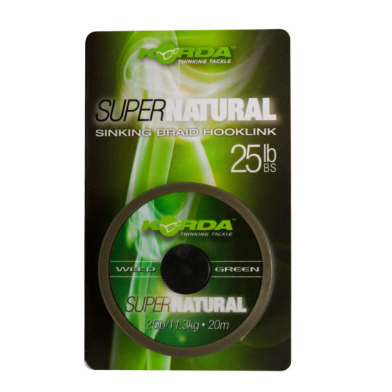 KORDA Super Natural Weed Green 18lb - šnúrka na nadväzce