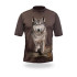 HILLMAN Wolf Runs 3D T-Shirt Oak - tričko