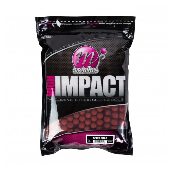 MAINLINE High Impact Boilies Spicy Crab 20mm 1kg