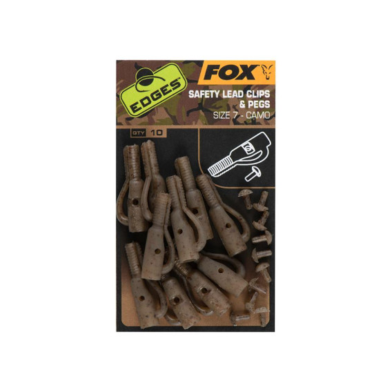 FOX EDGES Camo Powergrip Tail Rubbers Size 7 - prevleky na závesku