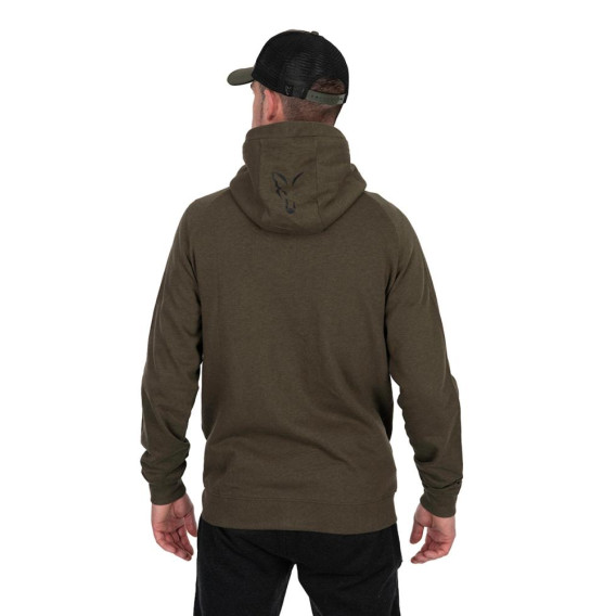 FOX Collection Green/Black Lightweight Hoodie - mikina