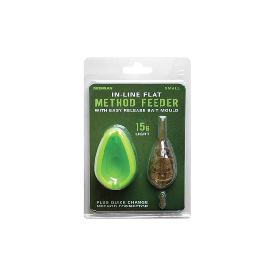 DRENNAN Flat Feeder & Mould Small 25g - method sada