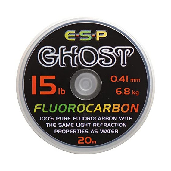 ESP Ghost Fluorocarbon Clear 15lb - fluorokarbón