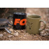 FOX Black/Orange Logo Ceramic Mug - hrnček