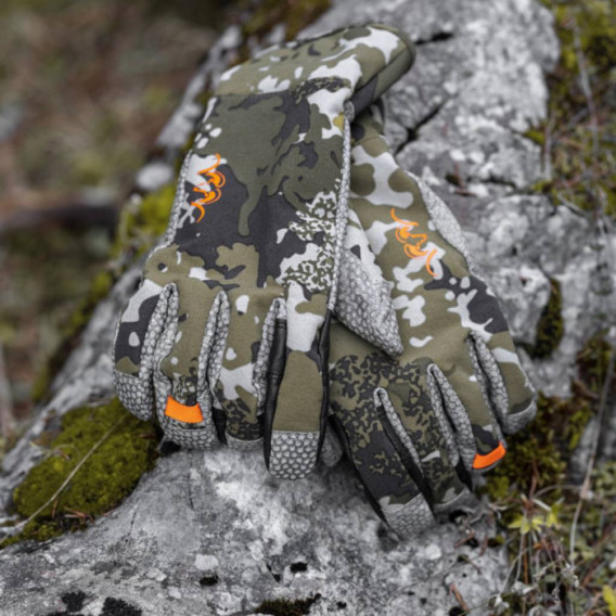 BLASER Resolution Camo Gloves - poľovnícke rukavice