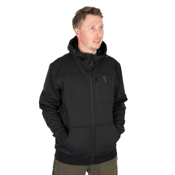 FOX Collection Soft Shell Jacket Black/Orange - softšelová bunda